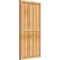 Ekena Millwork Framed Board-n-Batten Shutters, Rough Sawn Western Red Cedar, 26 7/8W x 52H, PR RBF06S26X052RWR - alternate 2